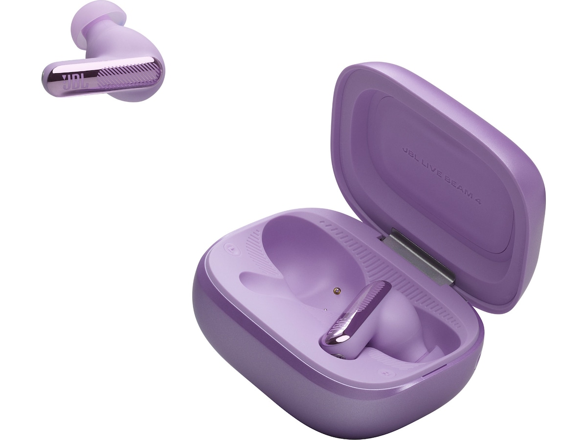 JBL Live Beam 4 trådlösa öronproppar (lila) In-ear hörlurar