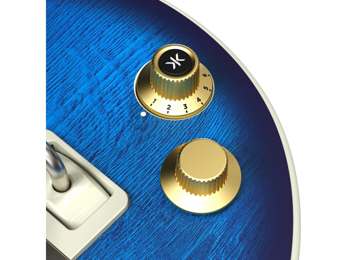 CRKD x Gibson Blueberry Burst Pro Edition Les Paul Gitarrkontroller Spel till PC
