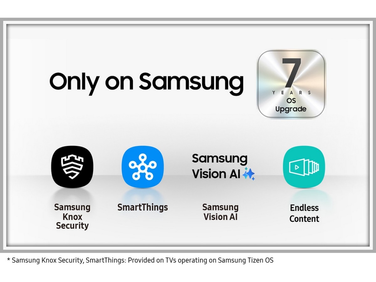 Samsung 98" Q7F QLED Q7F 4K Smart TV (2025) Över 80 tums TV