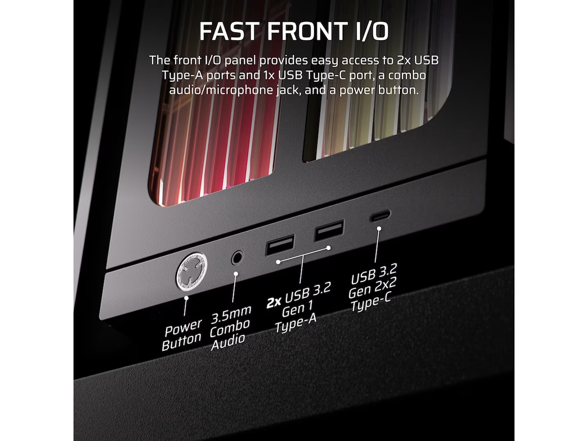 Corsair FRAME 4000X RS Mid Tower (svart) Midi tower