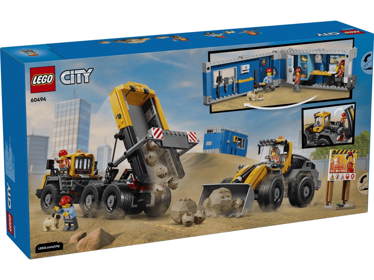 LEGO City Dumper och frontlastare 60494 LEGO