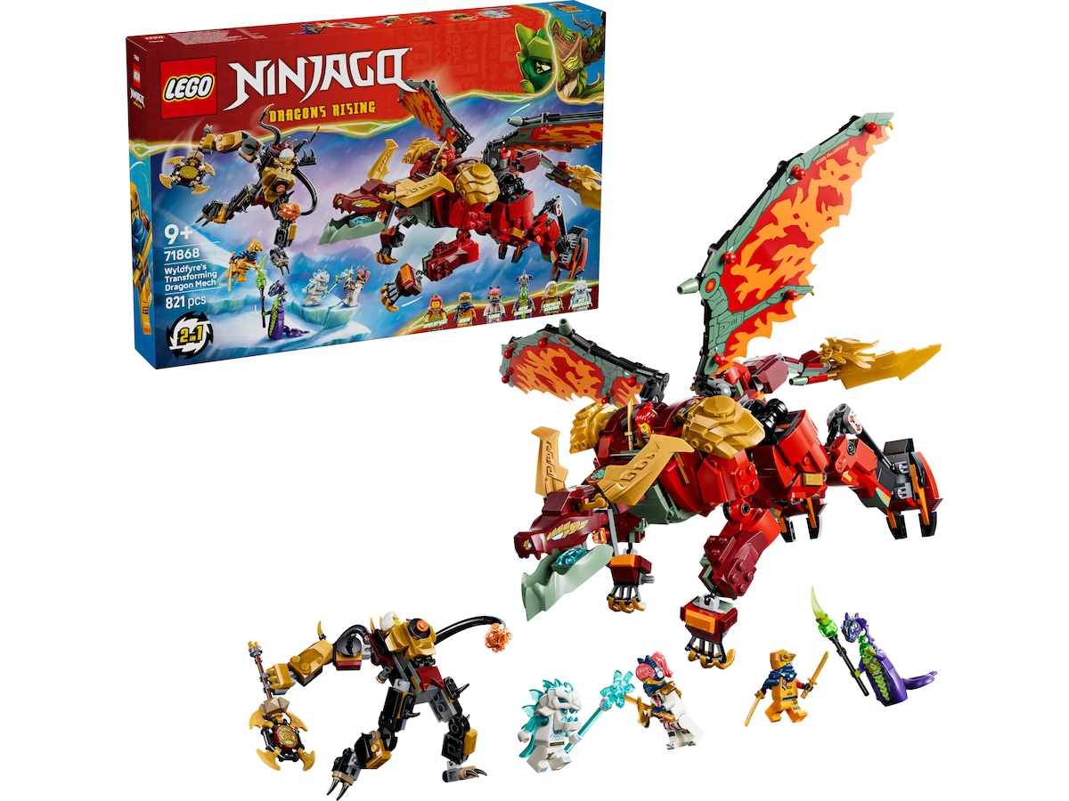 LEGO Wyldfyres förvandlingsdrakrobot 71868 LEGO