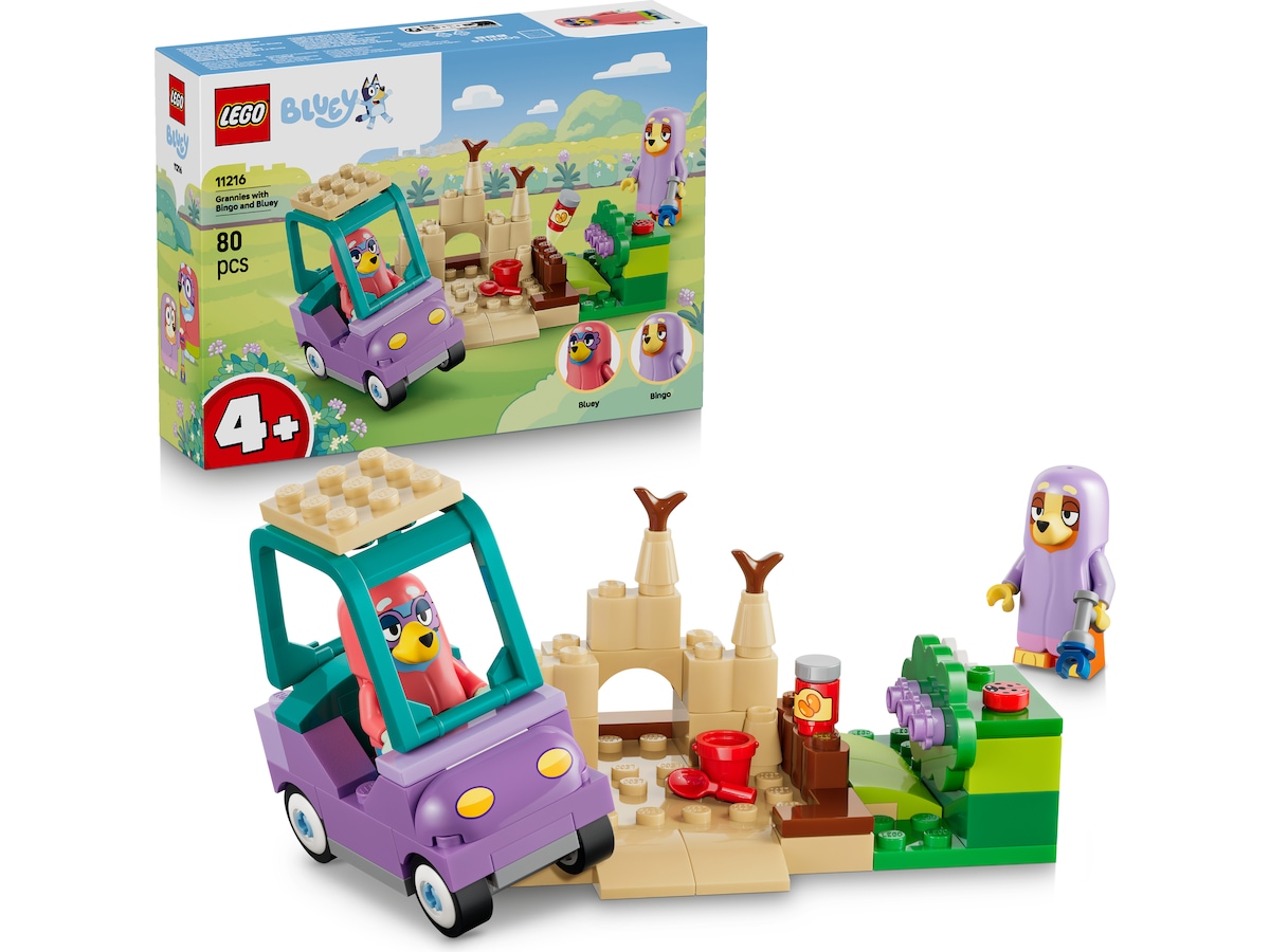 LEGO Bluey Mormödrarna Bingo och Bluey 11216 LEGO