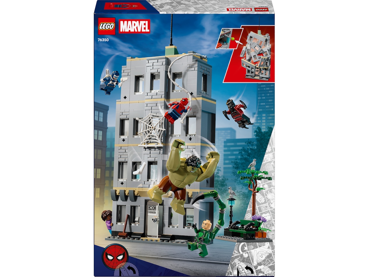 LEGO Super Heroes Episkt uppgörelse mellan Spider-Man och Hulk 76350 LEGO