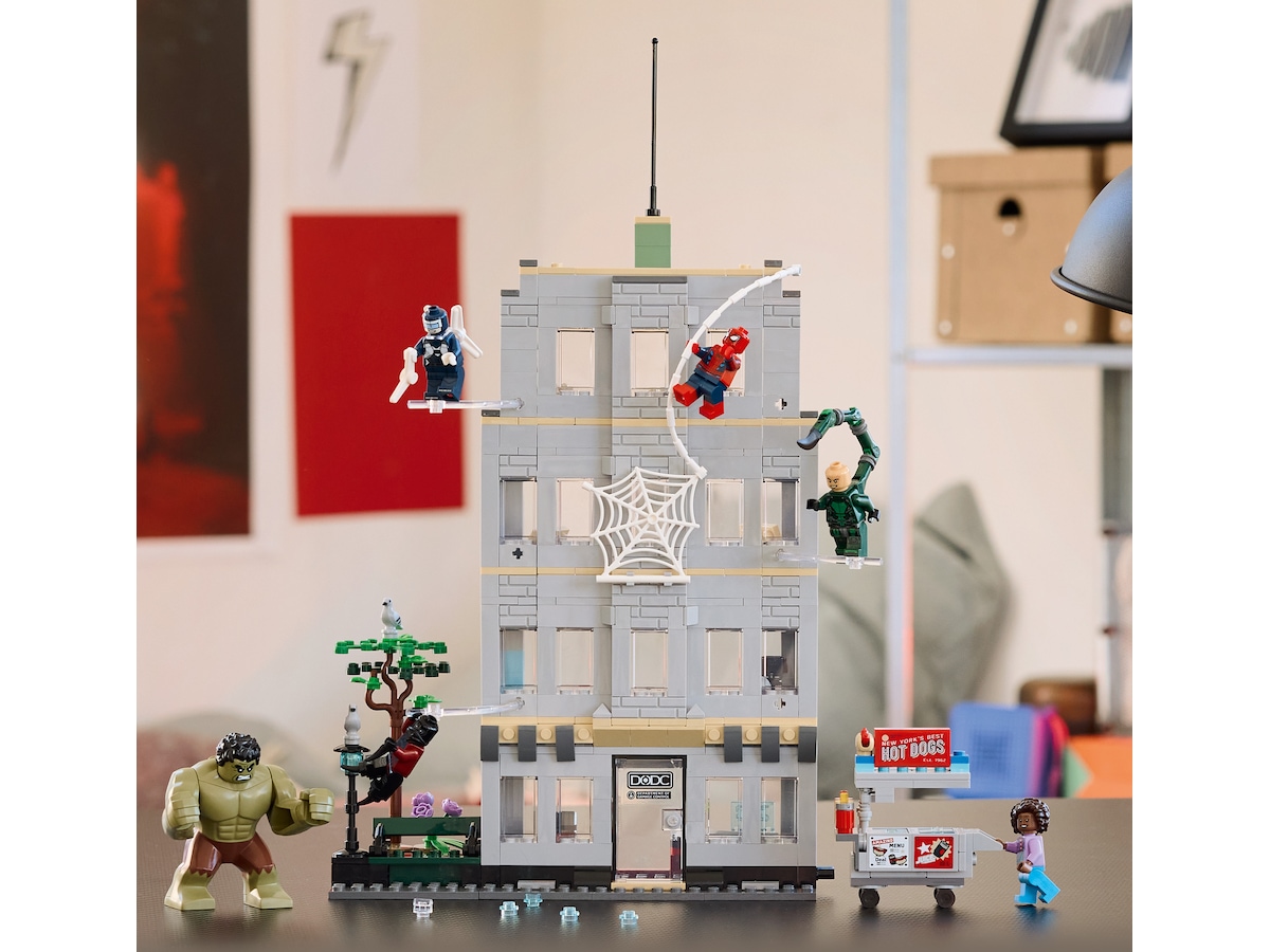 LEGO Super Heroes Episkt uppgörelse mellan Spider-Man och Hulk 76350 LEGO
