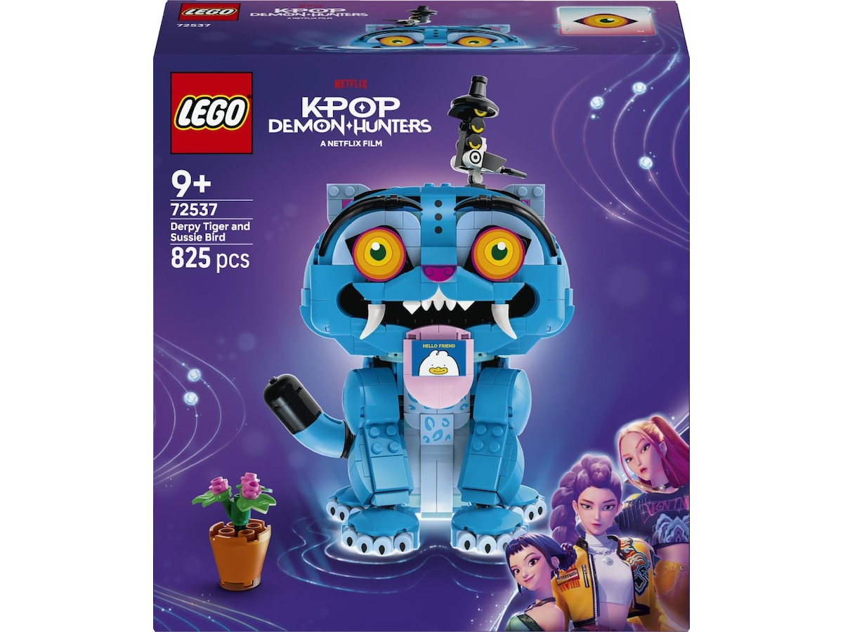 LEGO KPop Demon Hunters Tigern Derpy och fågeln Sussie 72537 LEGO