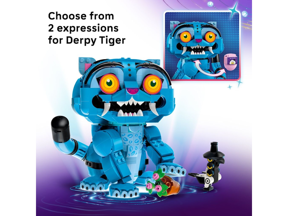 LEGO KPop Demon Hunters Tigern Derpy och fågeln Sussie 72537 LEGO