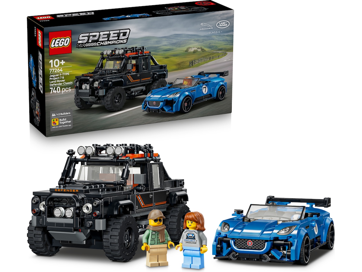 LEGO Speed Champions Jaguar Project 7 och Land Rover Defender 77264  
