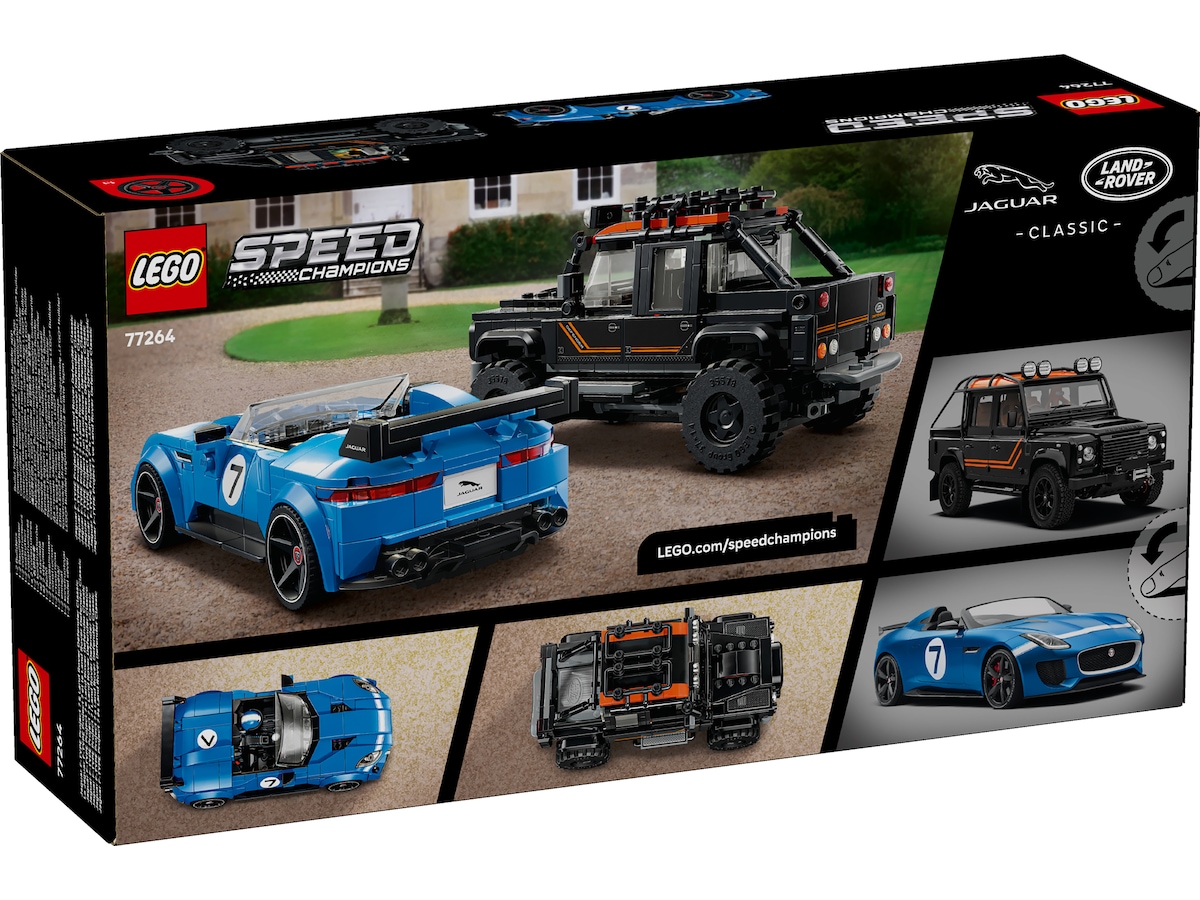 LEGO Speed Champions Jaguar Project 7 och Land Rover Defender 77264  