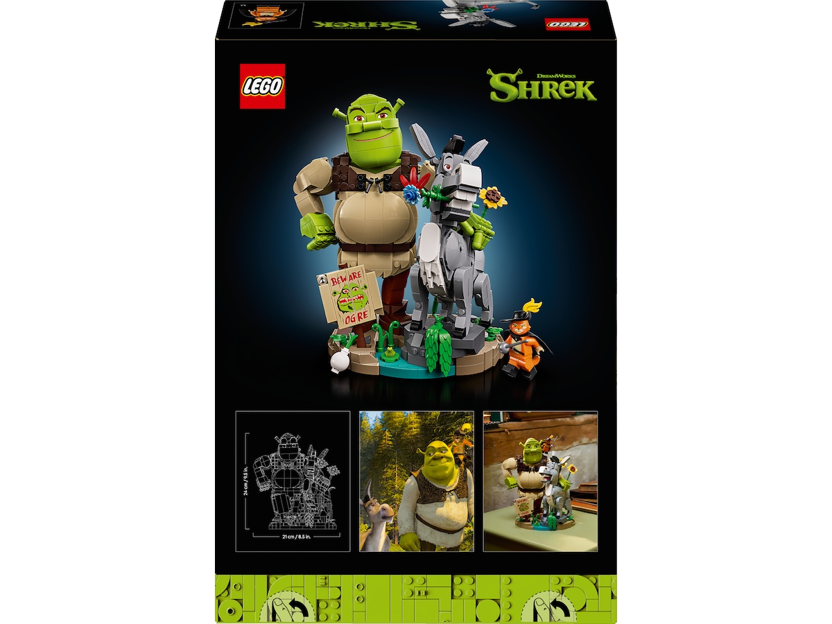LEGO Shrek, Åsna och Puss med Stövlar 72423 