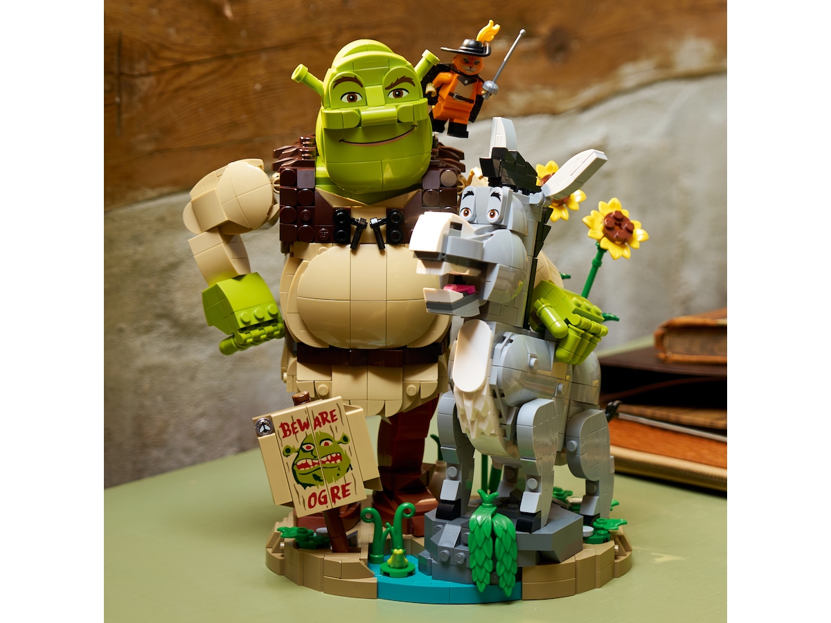 LEGO Shrek, Åsna och Puss med Stövlar 72423 