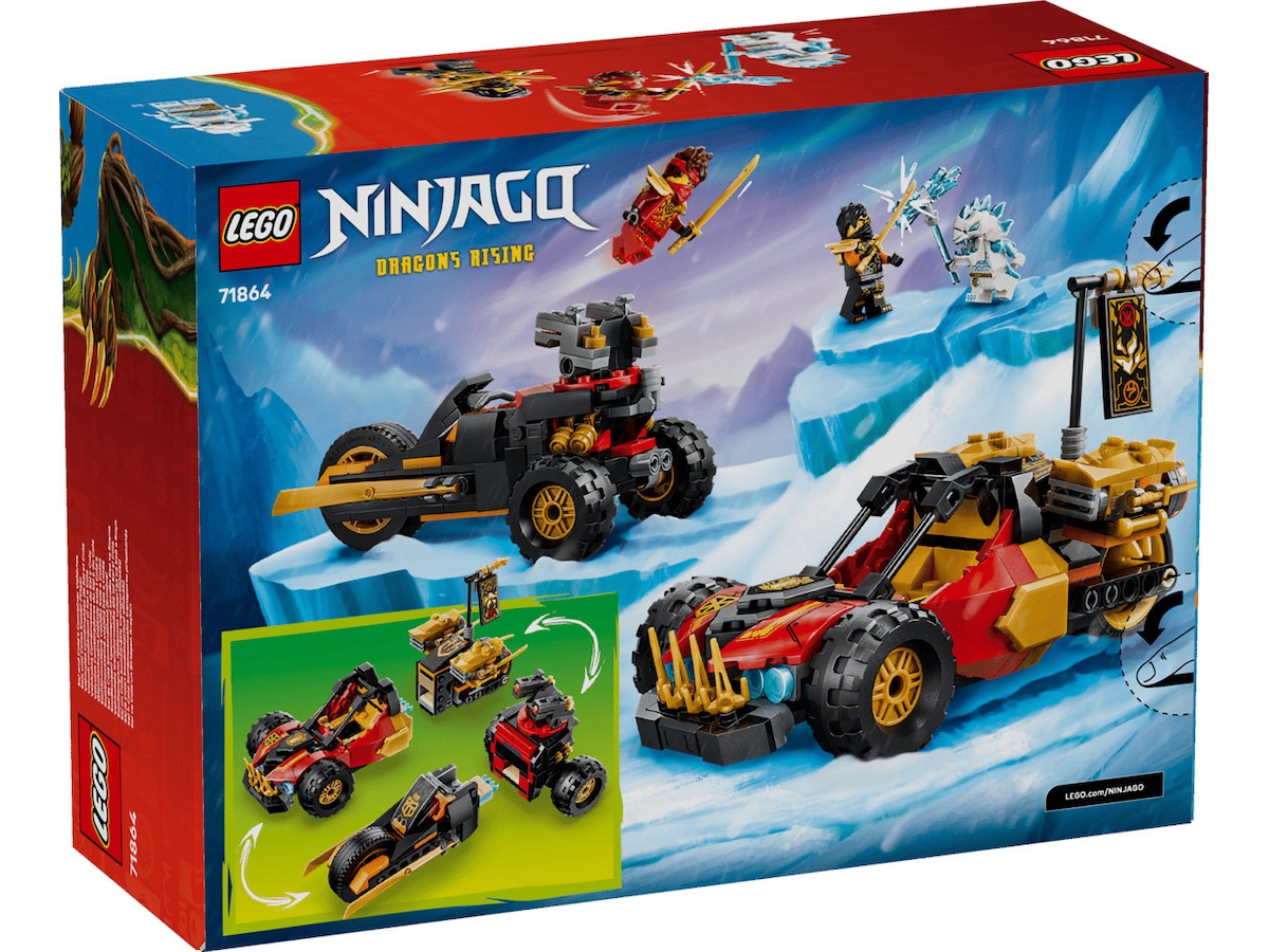 LEGO Ninjago Kais och Coles kombinationsfordon 71864  LEGO