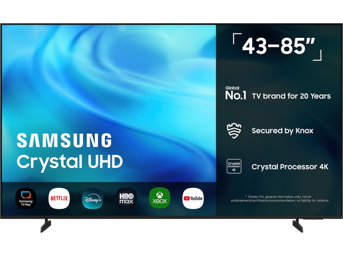 Samsung 85" Crystal UHD 4K Smart TV U7005H (2026) Över 80 tums TV