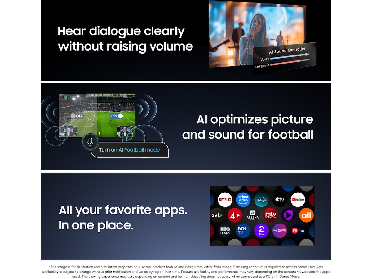 Samsung 75" Neo QLED 4K Mini LED Smart TV QN82H 70 - 79 tums TV