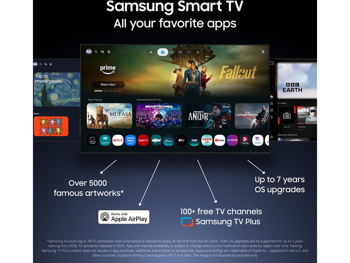 Samsung 75" Neo QLED 4K Mini LED Smart TV QN82H 70 - 79 tums TV
