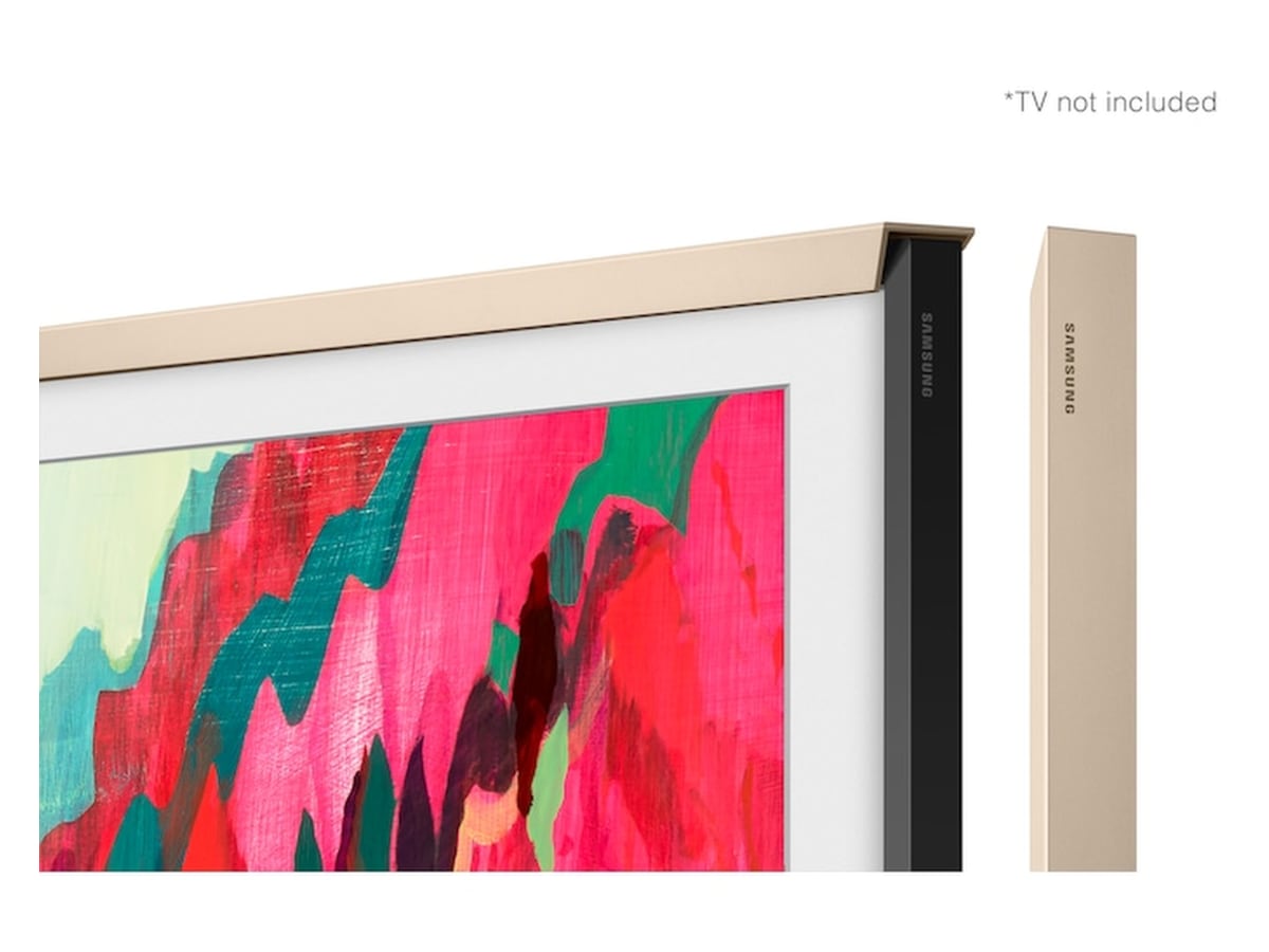Samsung 75" ram till The Frame och The Frame Pro (2021-2025, Sand Gold) -B-Grade Demo TV/projektorer