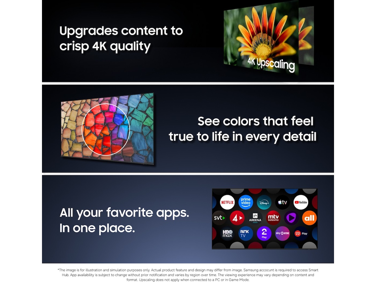 Samsung 50" M72H Mini LED 4K Smart TV (2026) 50 - 59 tums TV