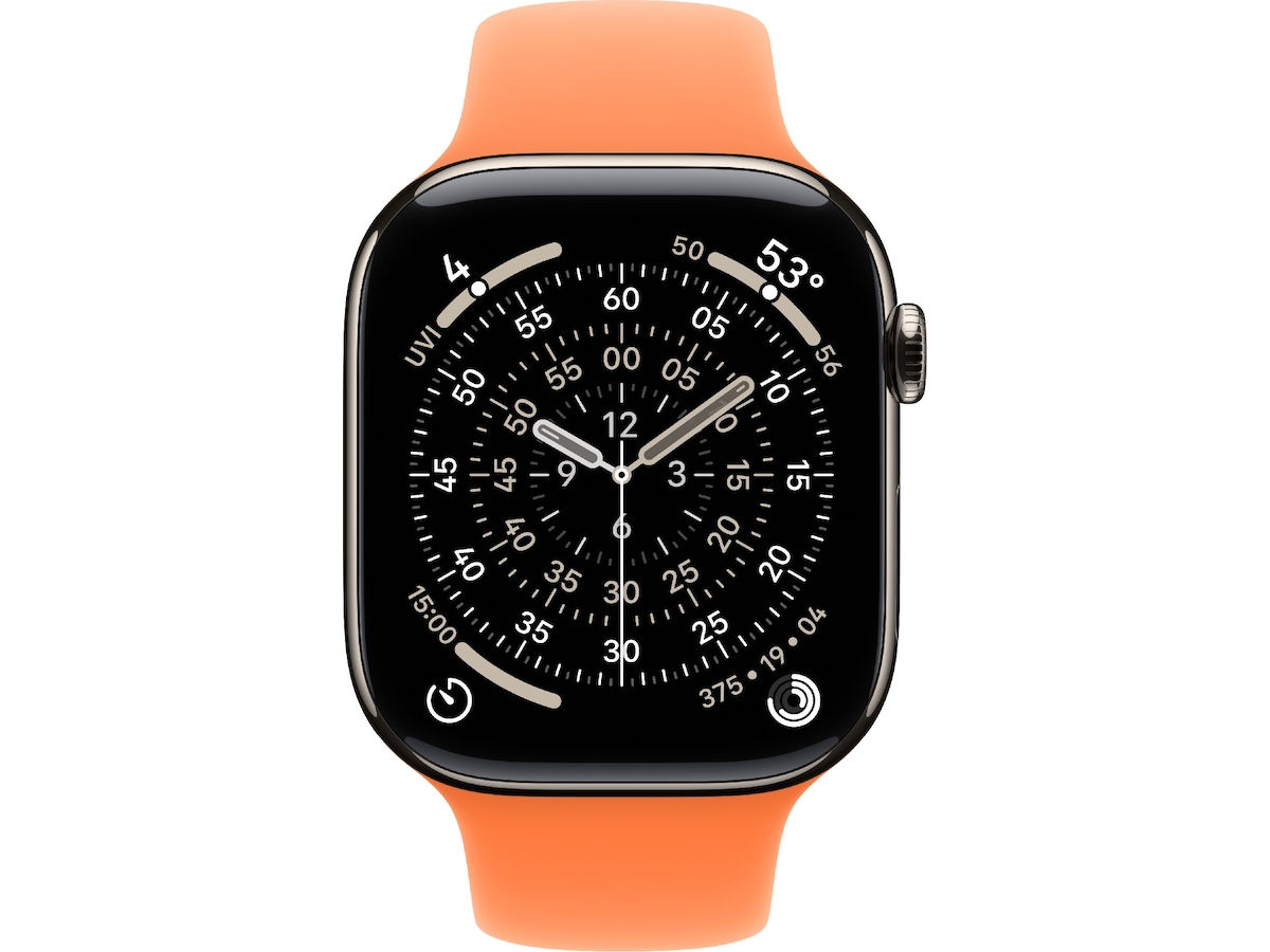 Apple Watch 46mm Sport Band S/M (clementine) Armband