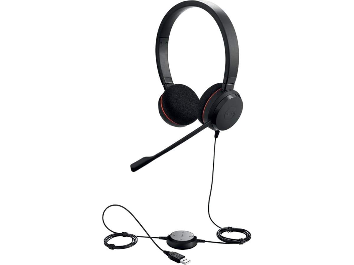 Jabra Evolve 20, Stereo MS, USB C/A adapter Headset