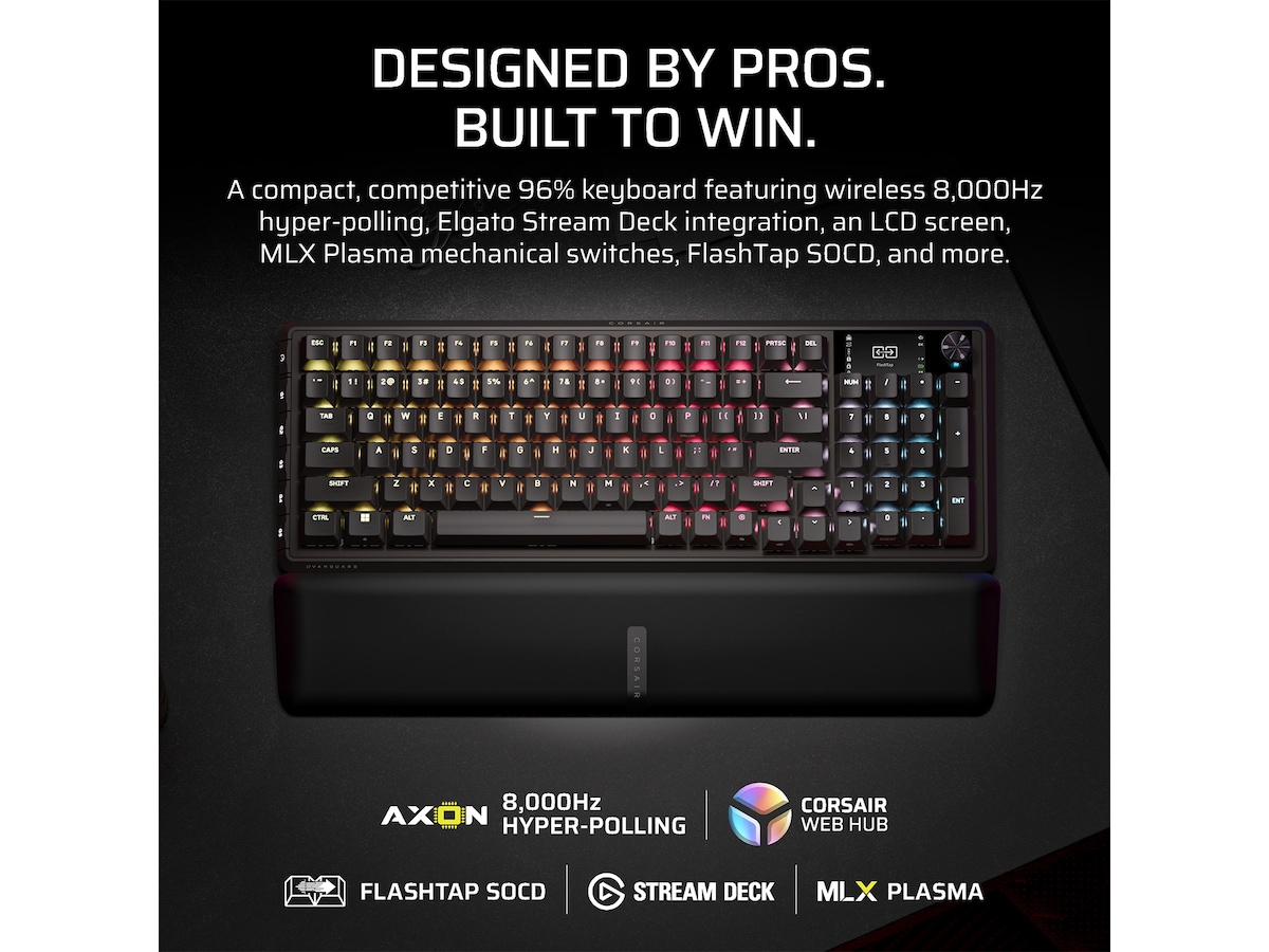 CORSAIR VANGUARD 96 WIRELESS Gaming Tangentbord Gamingtangentbord