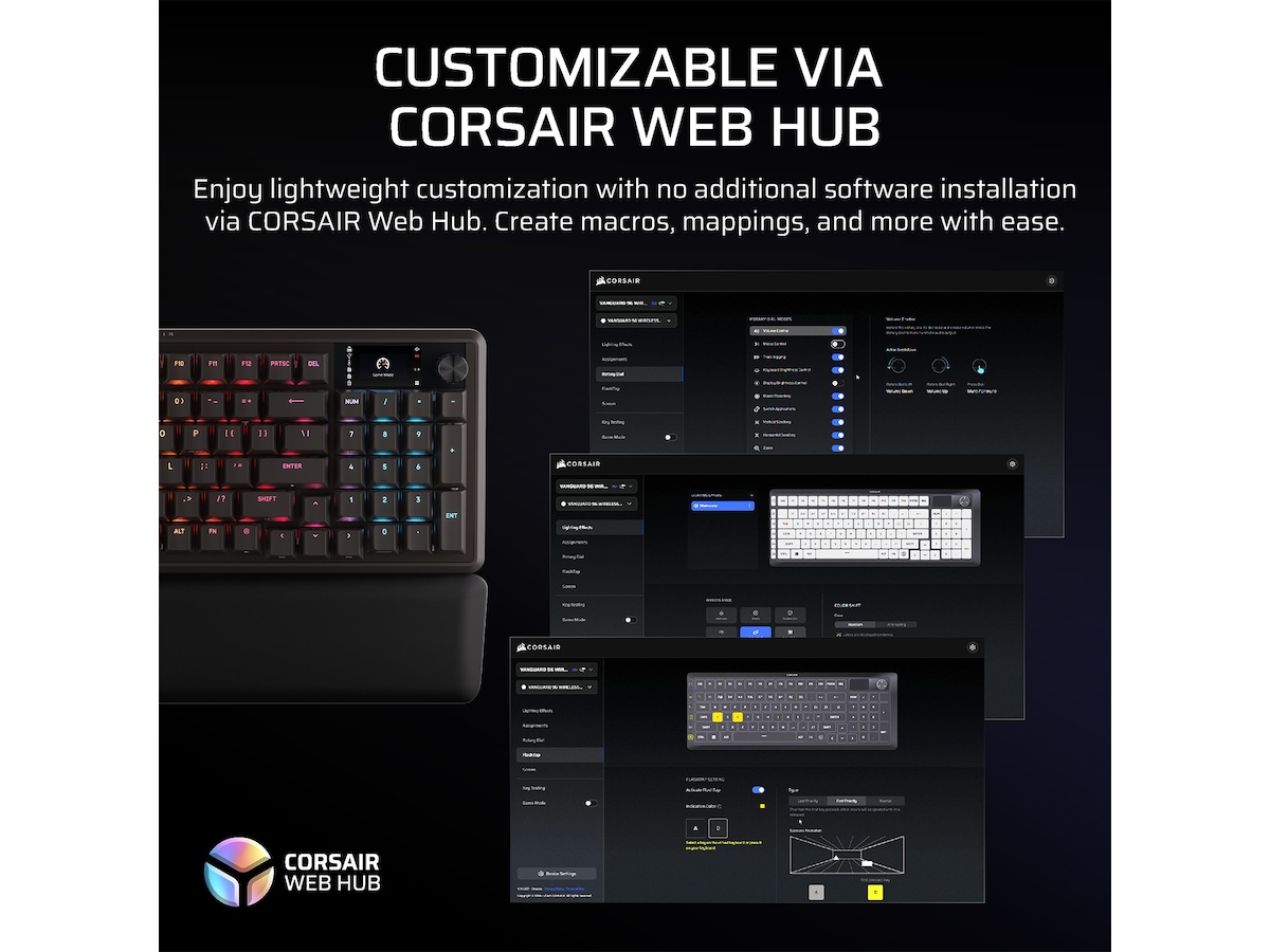 CORSAIR VANGUARD 96 WIRELESS Gaming Tangentbord Gamingtangentbord