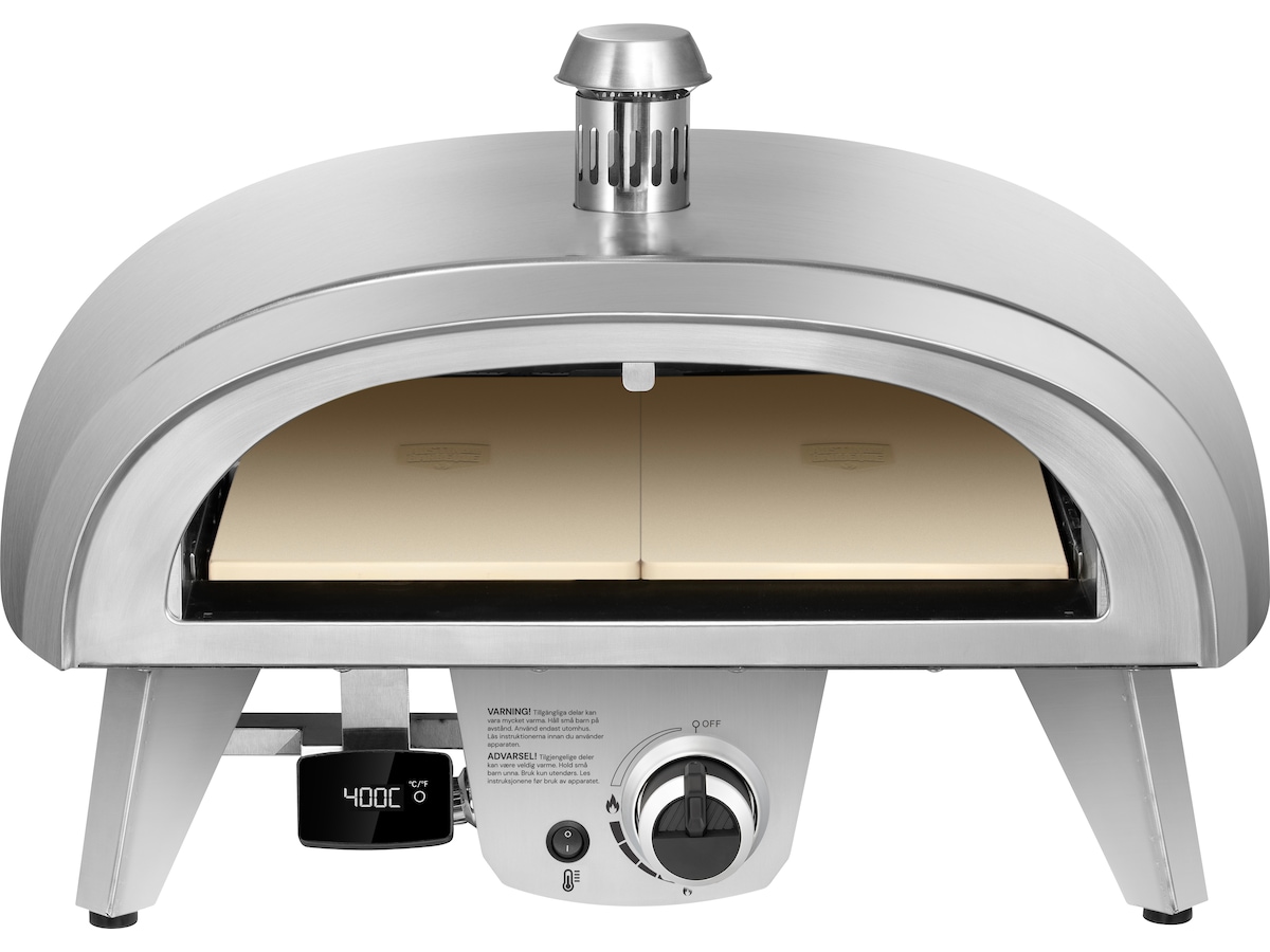 Austin and Barbeque Pizzaugn gas 8kW 45cm rostfritt stål Pizzaugnar