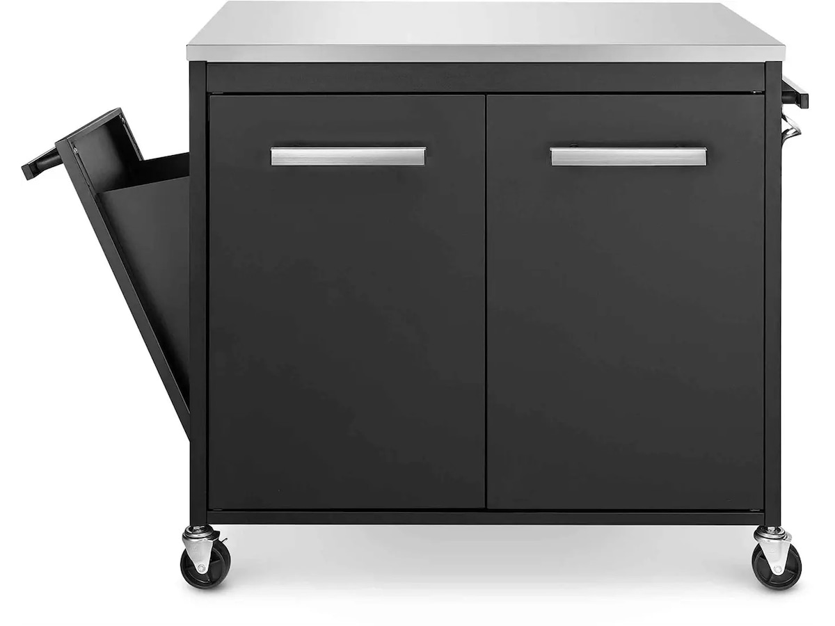 Austin and Barbeque Trolleybord med dörrar Utomhusgrillvagnar