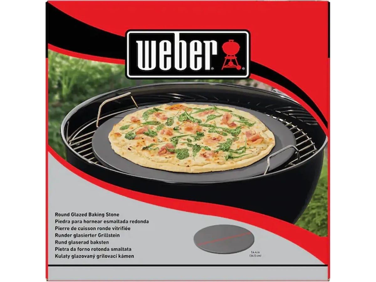 Weber Pizzasten Glaserad Rund 36cm Grillverktyg och tillbehörssats
