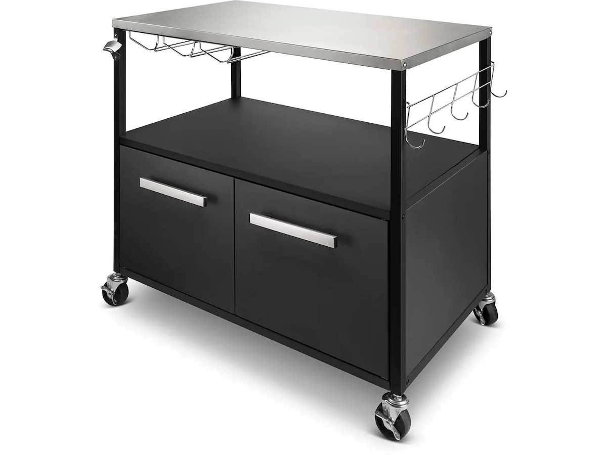 Austin and Barbeque Sidobord med förvaring Utomhusgrillvagnar