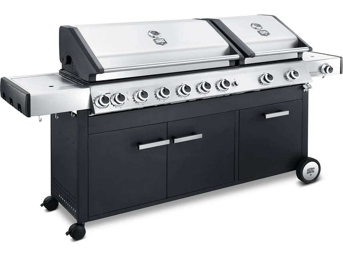 Austin and Barbeque Gasgrill 8+2 brännare Utomhusgrillar