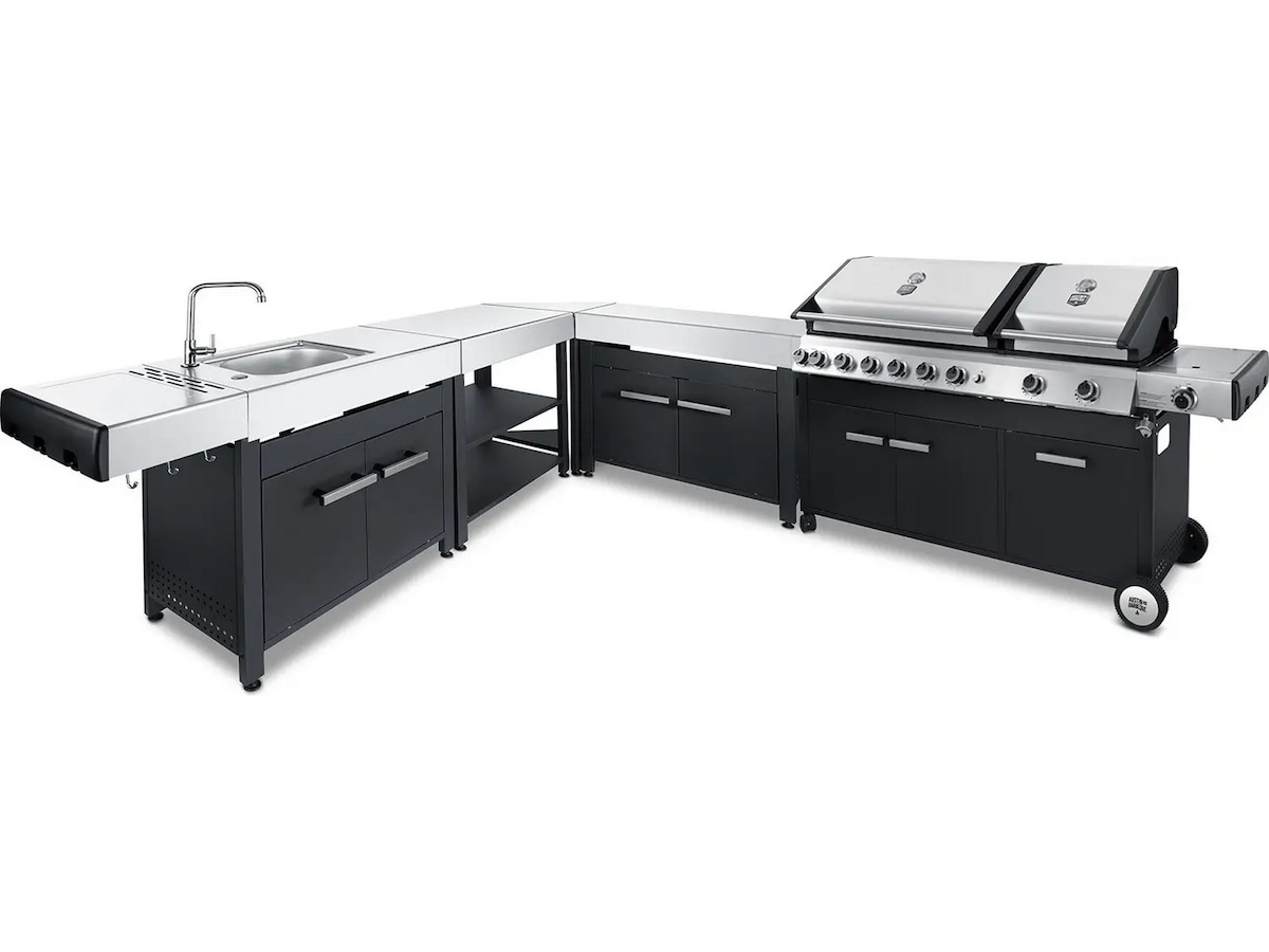 Austin and Barbeque Gasgrill 8+2 brännare Utomhusgrillar