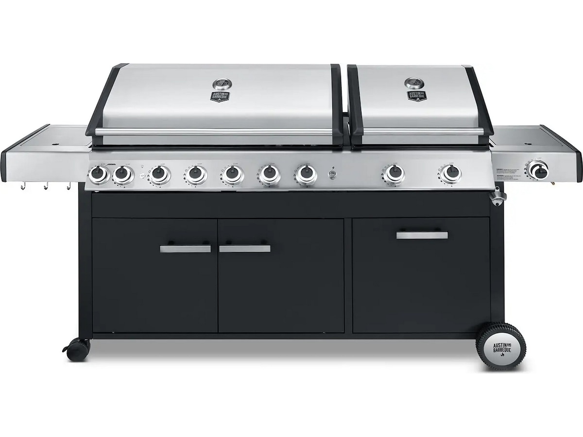 Austin and Barbeque Gasgrill 8+2 brännare Utomhusgrillar