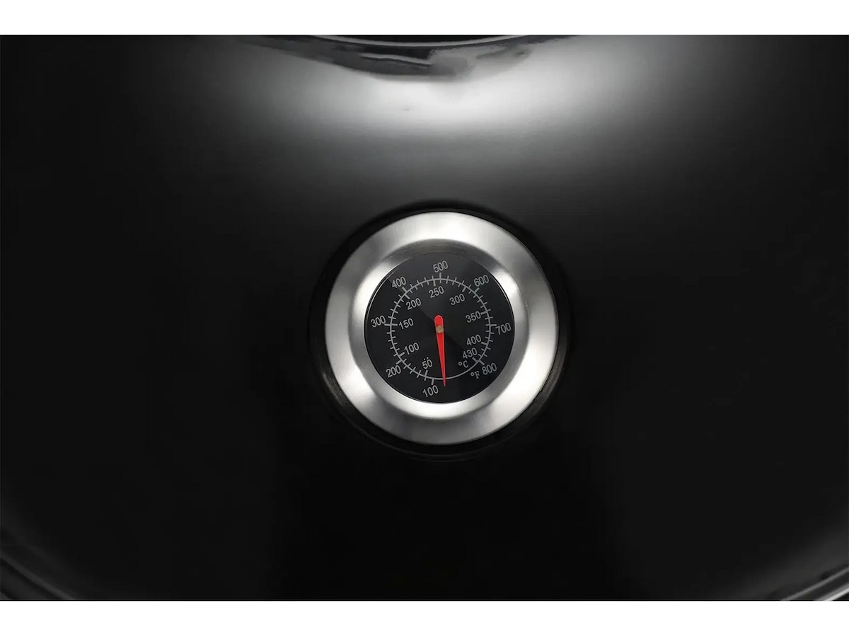 Austin and Barbeque Stor kolgrill med termometer Utomhusgrillar