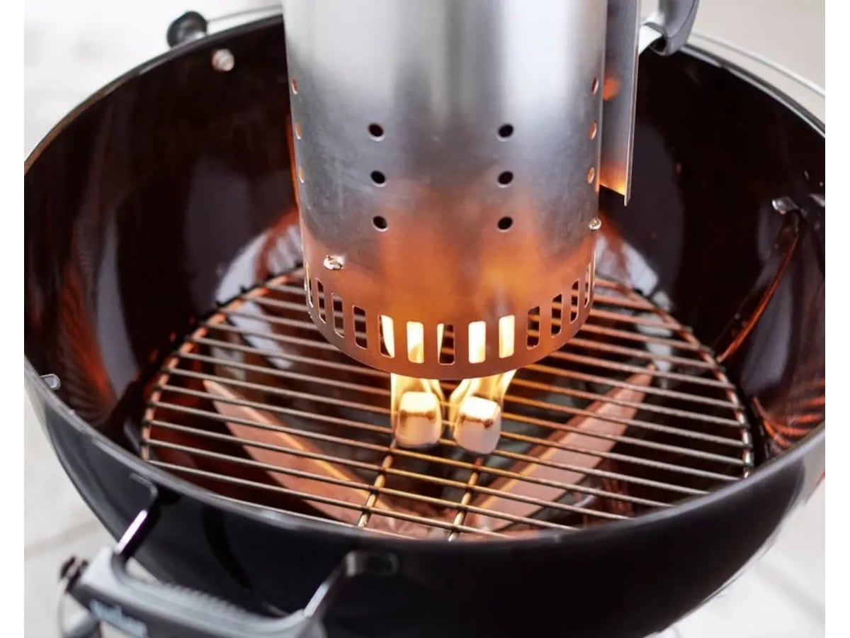 Weber Chimney Starter för Kol Grillverktyg och tillbehörssats