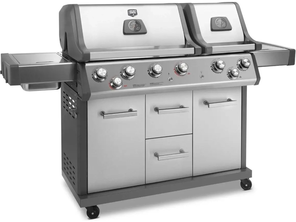 Austin and Barbeque AABQ Pro 6+2B gasgrill Utomhusgrillar