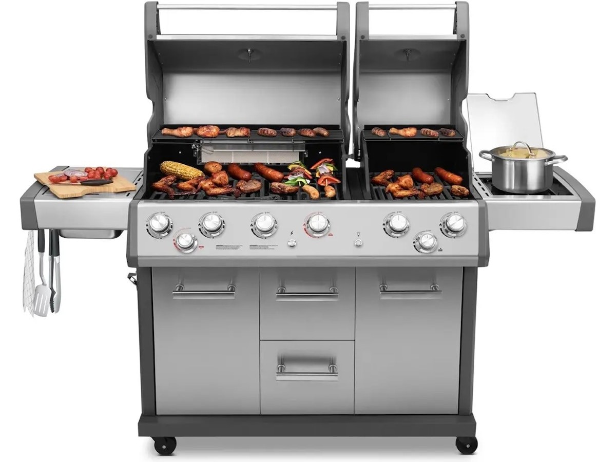 Austin and Barbeque AABQ Pro 6+2B gasgrill Utomhusgrillar