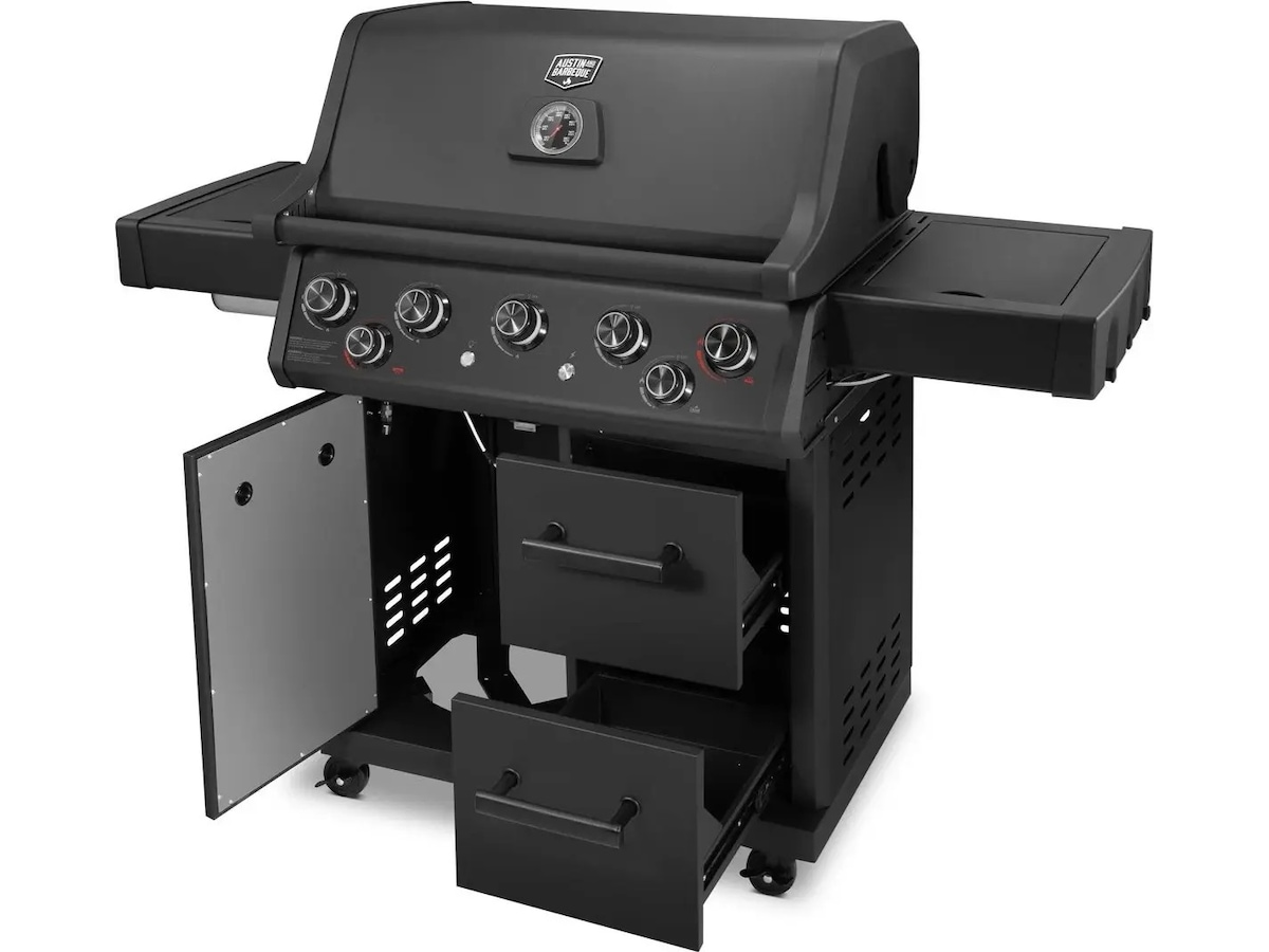 Austin and Barbeque AABQ Pro 5+2B gasgrill Utomhusgrillar