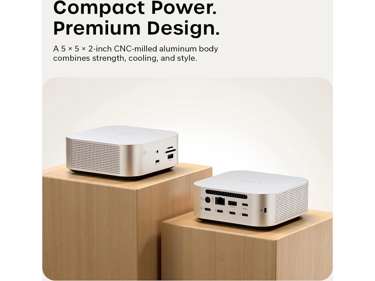 Satechi Thunderbolt 5 CubeDock™ med SSD-kabinett Dockningsstation och USB-hub
