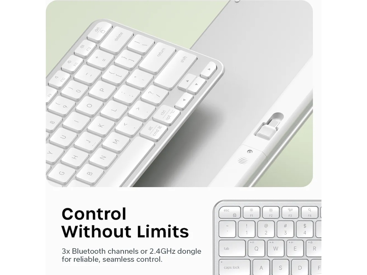 Satechi EX1 Slim trådlöst tangentbord nordisk layout Tangentbord