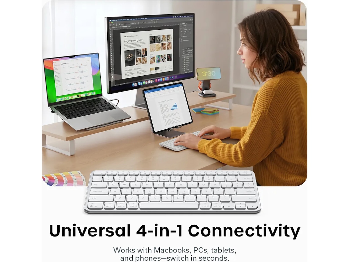 Satechi EX1 Slim trådlöst tangentbord nordisk layout Tangentbord