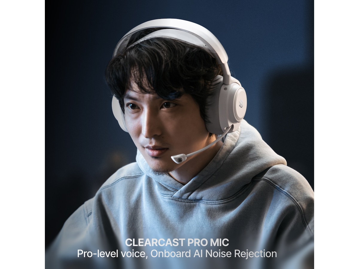 SteelSeries Arctis Nova Pro Omni trådlöst gaming-headset (vit) Gamingheadset