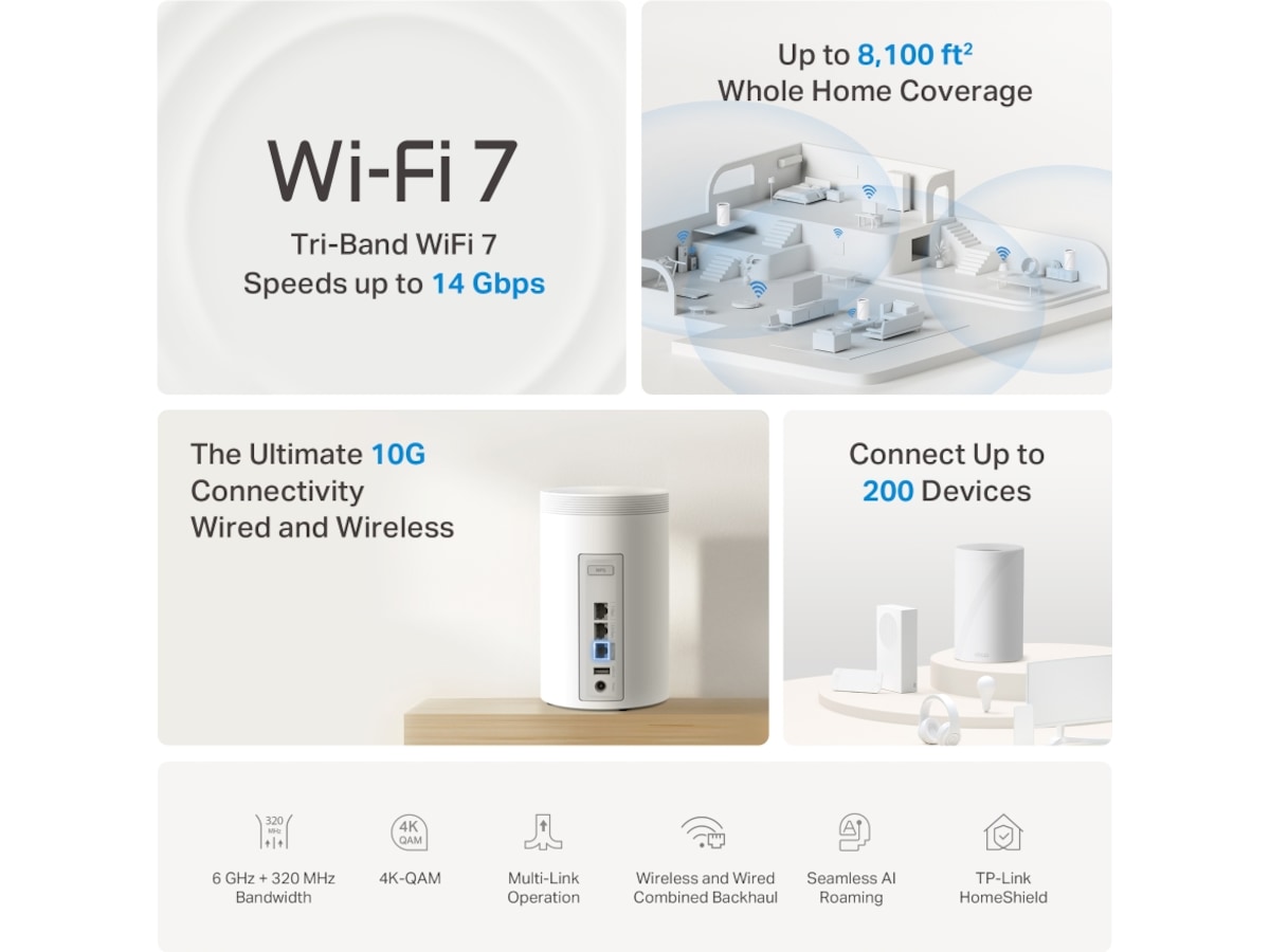 TP-Link Deco BE68 mesh router 3-pack Router