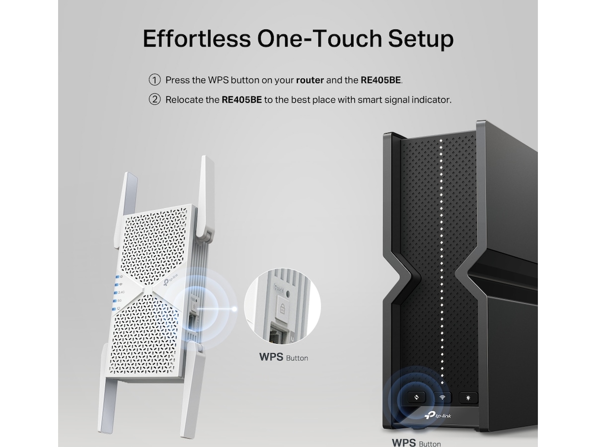TP-Link RE405BE räckviddförstärkare Range Extender