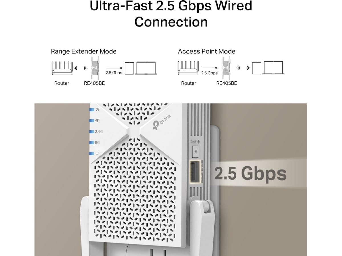 TP-Link RE405BE räckviddförstärkare Range Extender