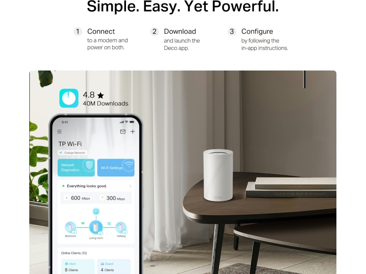 TP-Link Deco BE68 mesh router 1-pack Router