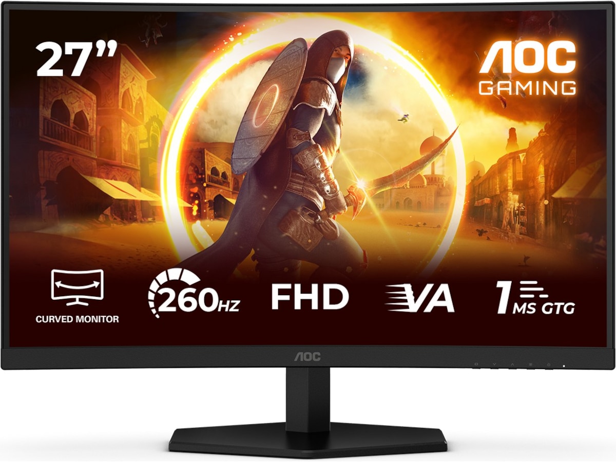 AOC 27" curved gamingskärm C27G42ZE Gamingskärmar