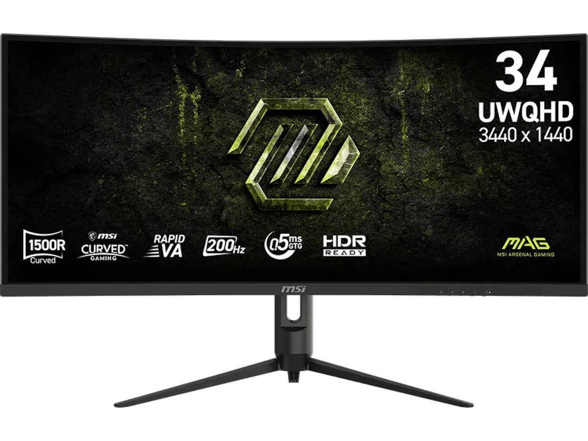 MSI 34" curved gamingskärm MAG 342CQRF E20 Gamingskärmar