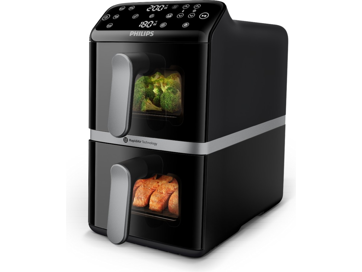Philips Airfryer 4000 Series Stacked Dual Basket Airfryer