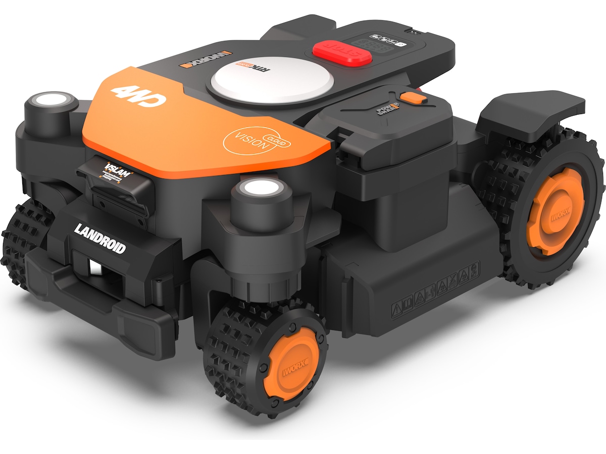 WORX WR342E Landroid Vision Cloud AWD + garasje Robotgräsklippare