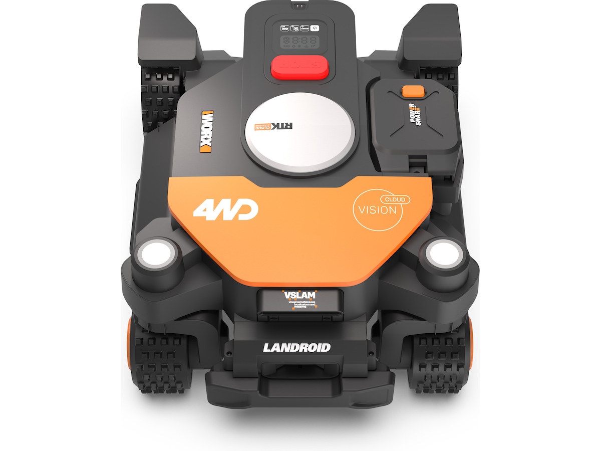 WORX WR342E Landroid Vision Cloud AWD + garasje Robotgräsklippare
